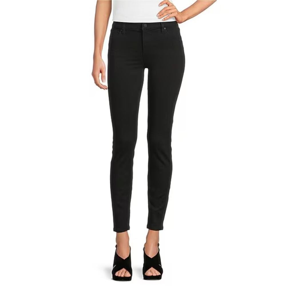 Liverpool Los Angeles Black Stretch Skinny Cropped Ankle Pants 4 Petite 4P